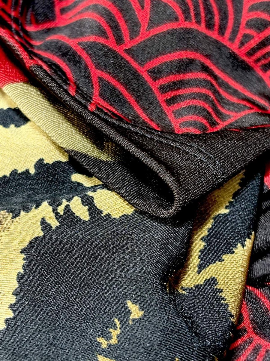 画像10: レオパード 花柄 ウエストゴム レトロ USA古着 ヴィンテージスカート (10)