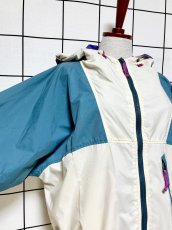 画像9: ウールリッチ WOOLRICH フード付 マルチウカラー ジップアップ USA古着 ジャンパー ウィンテージブルゾンジャケット (9)