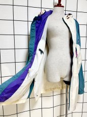 画像12: ウールリッチ WOOLRICH フード付 マルチウカラー ジップアップ USA古着 ジャンパー ウィンテージブルゾンジャケット (12)