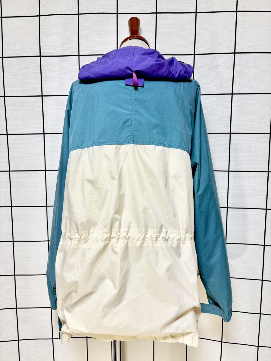 画像2: ウールリッチ WOOLRICH フード付 マルチウカラー ジップアップ USA古着 ジャンパー ウィンテージブルゾンジャケット (2)