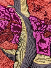 画像12: 花柄 リボン レトロ USA古着 ヴィンテージワイドパンツ (12)