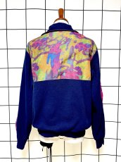 画像2: イタリア製 Italy ジップアップ レトロ ヨーロッパ古着 ジャンパー ブルゾン ヴィンテージトラックジャケット (2)