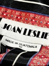 画像11: ストライプ レトロ グアテマラ製 Guatemala 古着 長袖 シャツ ヴィンテージブラウス (11)