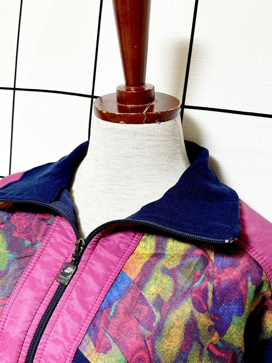 画像5: イタリア製 Italy ジップアップ レトロ ヨーロッパ古着 ジャンパー ブルゾン ヴィンテージトラックジャケット (5)