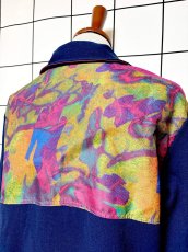 画像3: イタリア製 Italy ジップアップ レトロ ヨーロッパ古着 ジャンパー ブルゾン ヴィンテージトラックジャケット (3)