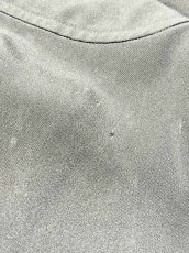 画像14: フロントタック 首元リボン ブラック オフホワイト レトロ USA古着 ヴィンテージワンピース (14)