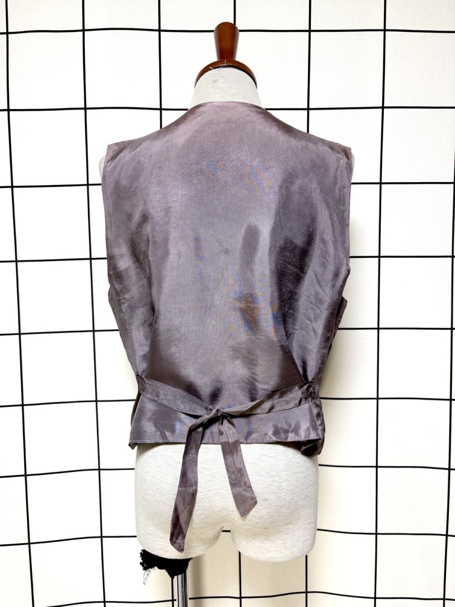 画像3: ギリシャ製 Greece 無地 レトロ ヨーロッパ古着 ヴィンテージベスト (3)