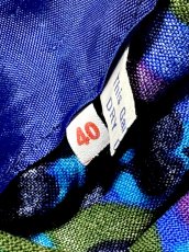 画像13: レトロ ポップサイケ 花柄 前開き レトロ ヨーロッパ古着 ヴィンテージワンピース (13)