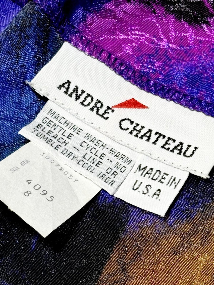 画像11: アート柄 レトロサイケ シングルボタン USA古着 ヴィンテージジャケット (11)