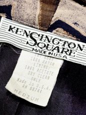 画像13: エスニック柄 フォークロア模様 レトロ USA古着 薄手ヴィンテージジャケット (13)