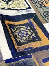 画像10: エスニック柄 フォークロア模様 レトロ USA古着 薄手ヴィンテージジャケット (10)