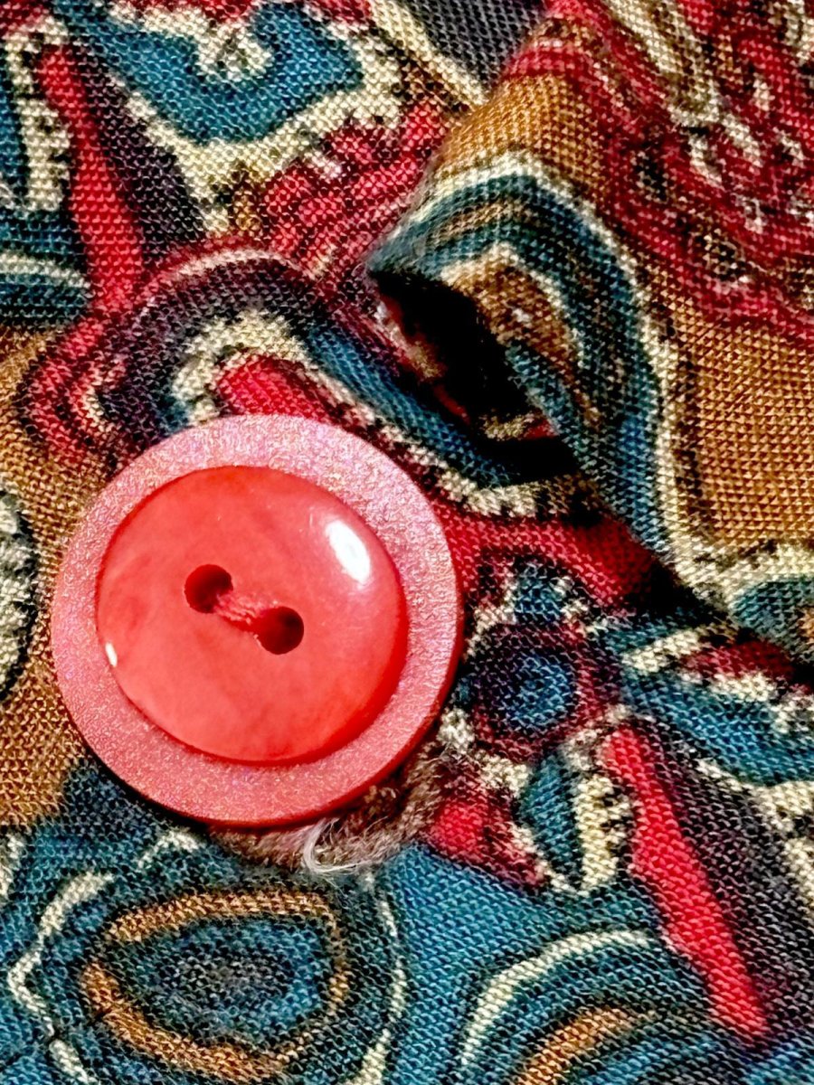 画像12: ペイズリー ウエストゴム レトロ USA古着 ヴィンテージ ワンピース (12)