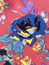 画像11: ダブル襟 花柄 レトロ USA古着 ヴィンテージワンピース (11)