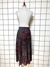 画像6: ペイズリー 総柄 ウエストゴム レトロ USA古着 ヴィンテージスカート (6)