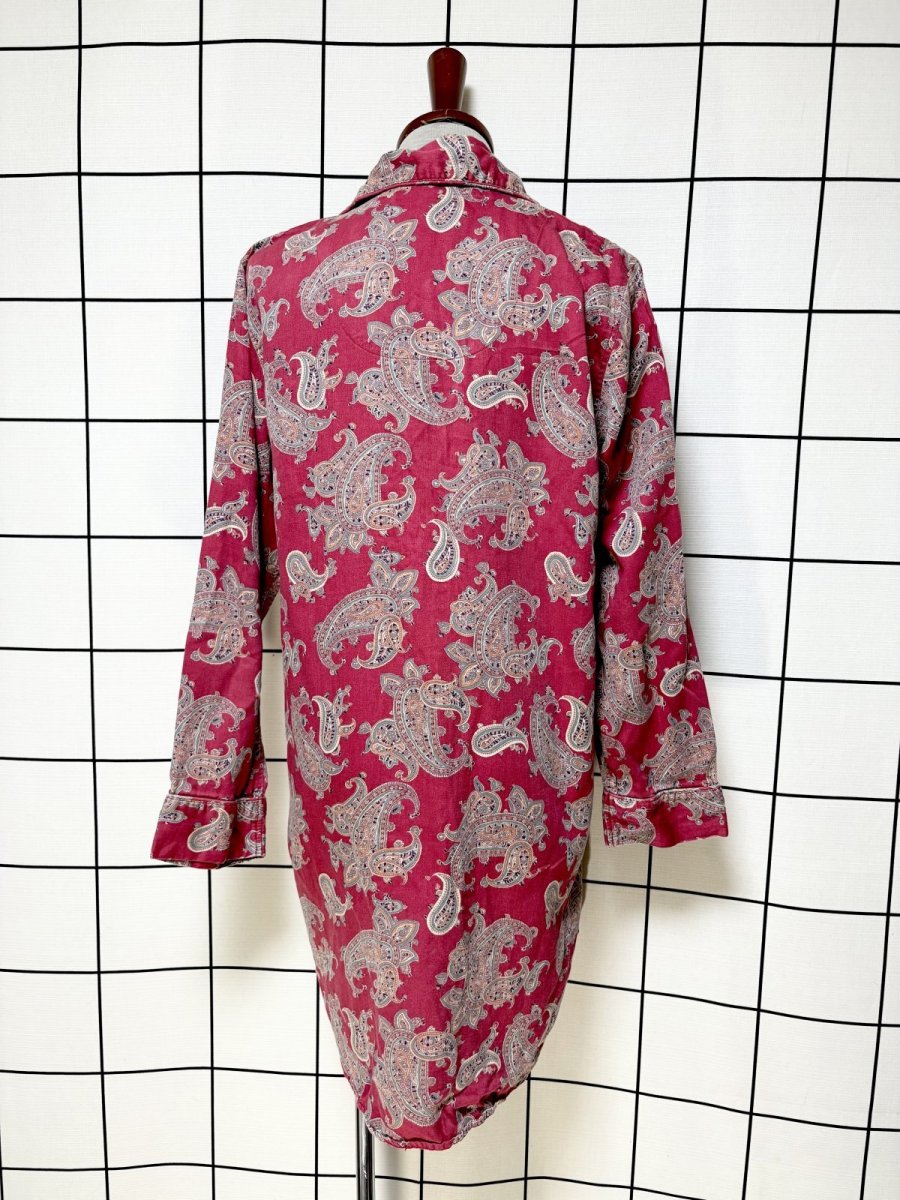 画像2: ラルフローレン RALPHLOREN ペイズリー柄 古着 長袖 シャツ レトロブラウス (2)