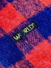 画像10: チェック柄 ジップアップ レトロ ヨーロッパ古着 ジャンパー ヴィンテージブルゾンジャケット (10)