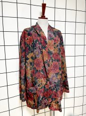 画像3: 花柄 レトロ USA古着 薄手 ヴィンテージジャケット (3)