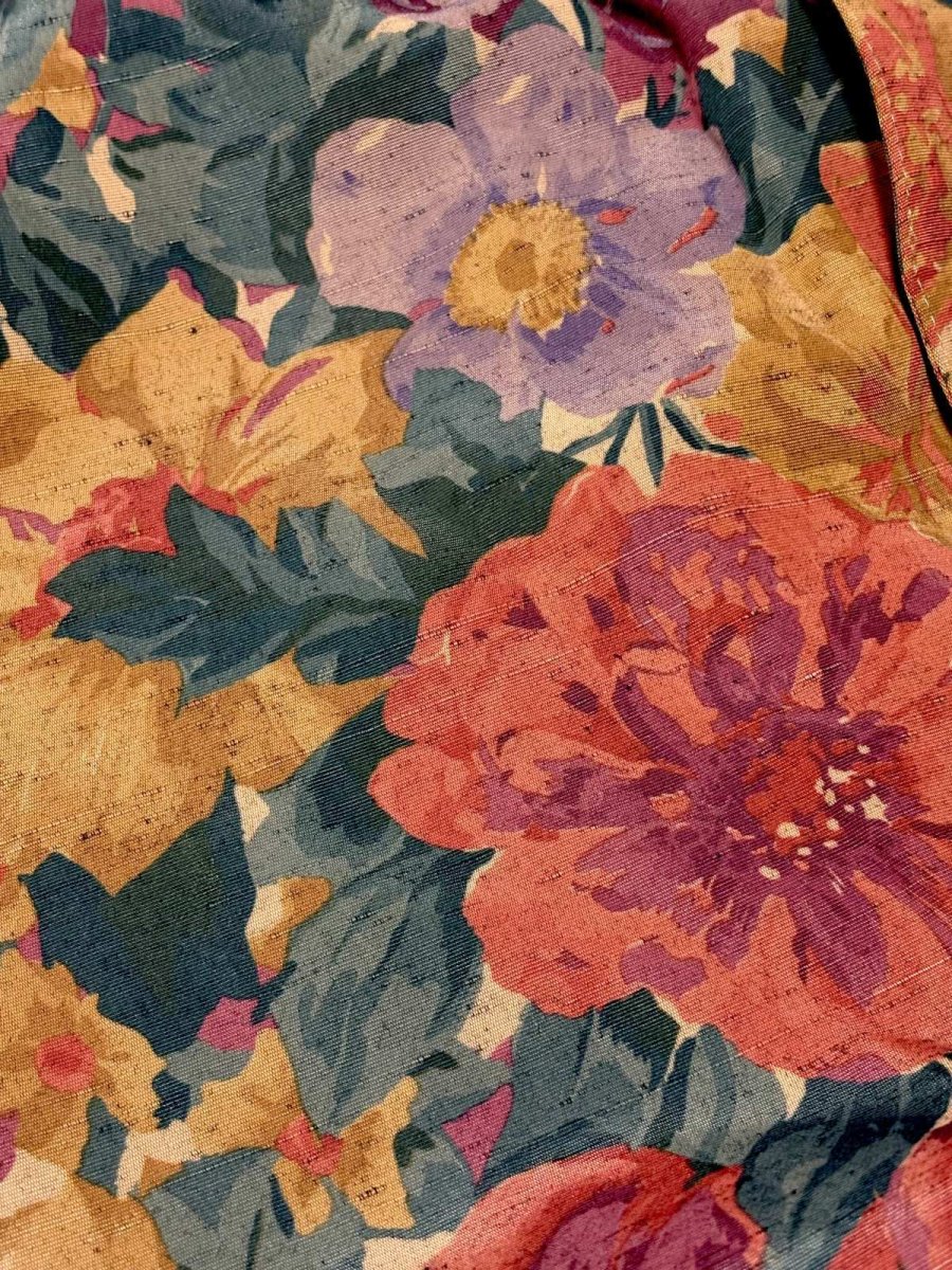 画像10: 花柄 レトロ USA古着 薄手 ヴィンテージジャケット (10)