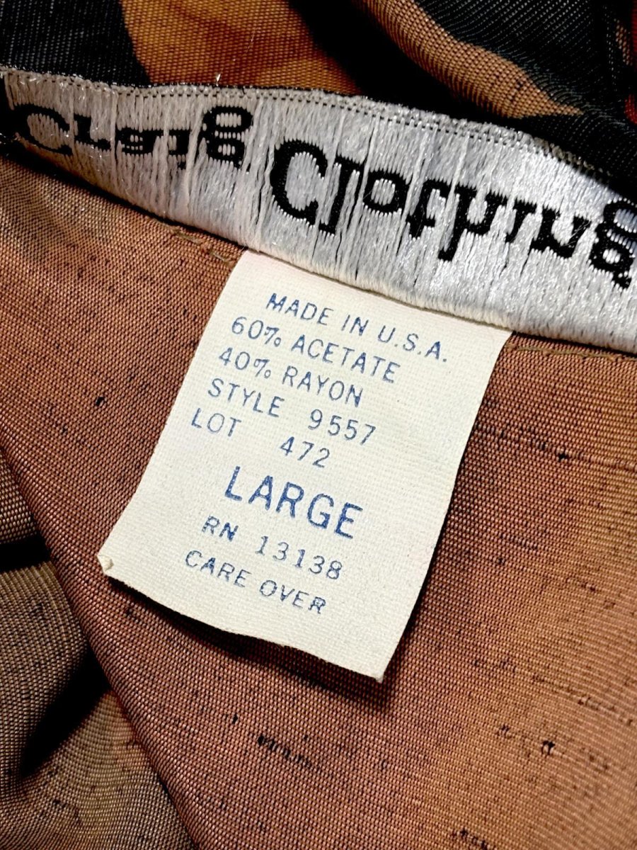 画像13: 花柄 レトロ USA古着 薄手 ヴィンテージジャケット (13)