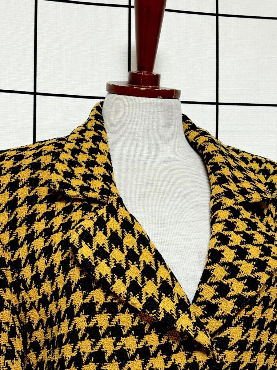 画像5: 千鳥格子柄 レトロ USA古着 ヴィンテージジャケット (5)