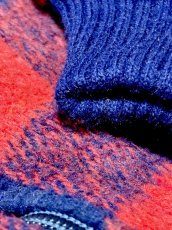 画像11: チェック柄 ジップアップ レトロ ヨーロッパ古着 ジャンパー ヴィンテージブルゾンジャケット (11)