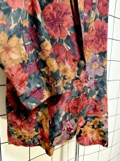 画像7: 花柄 レトロ USA古着 薄手 ヴィンテージジャケット (7)