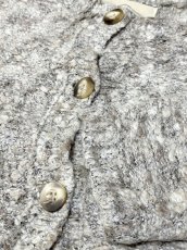 画像9: 優しい配色 モヘア レトロ USA古着 ヴィンテージニットカーディガン (9)