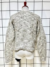 画像2: 優しい配色 モヘア レトロ USA古着 ヴィンテージニットカーディガン (2)