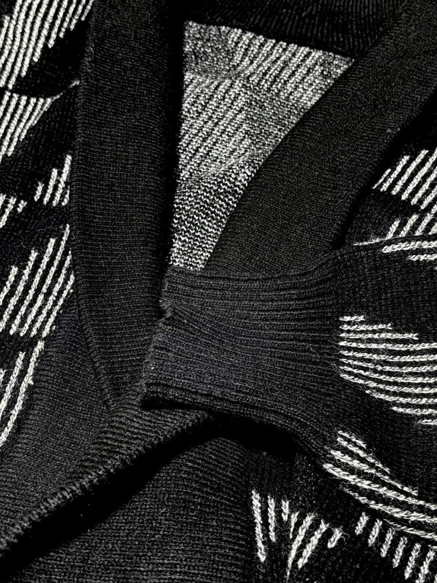 画像9: モノトーン USA古着 ヴィンテージニットカーディガン (9)