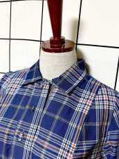 画像4: チェック レトロ USA古着 ヴィンテージワンピース (4)