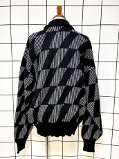 画像2: モノトーン USA古着 ヴィンテージニットカーディガン (2)