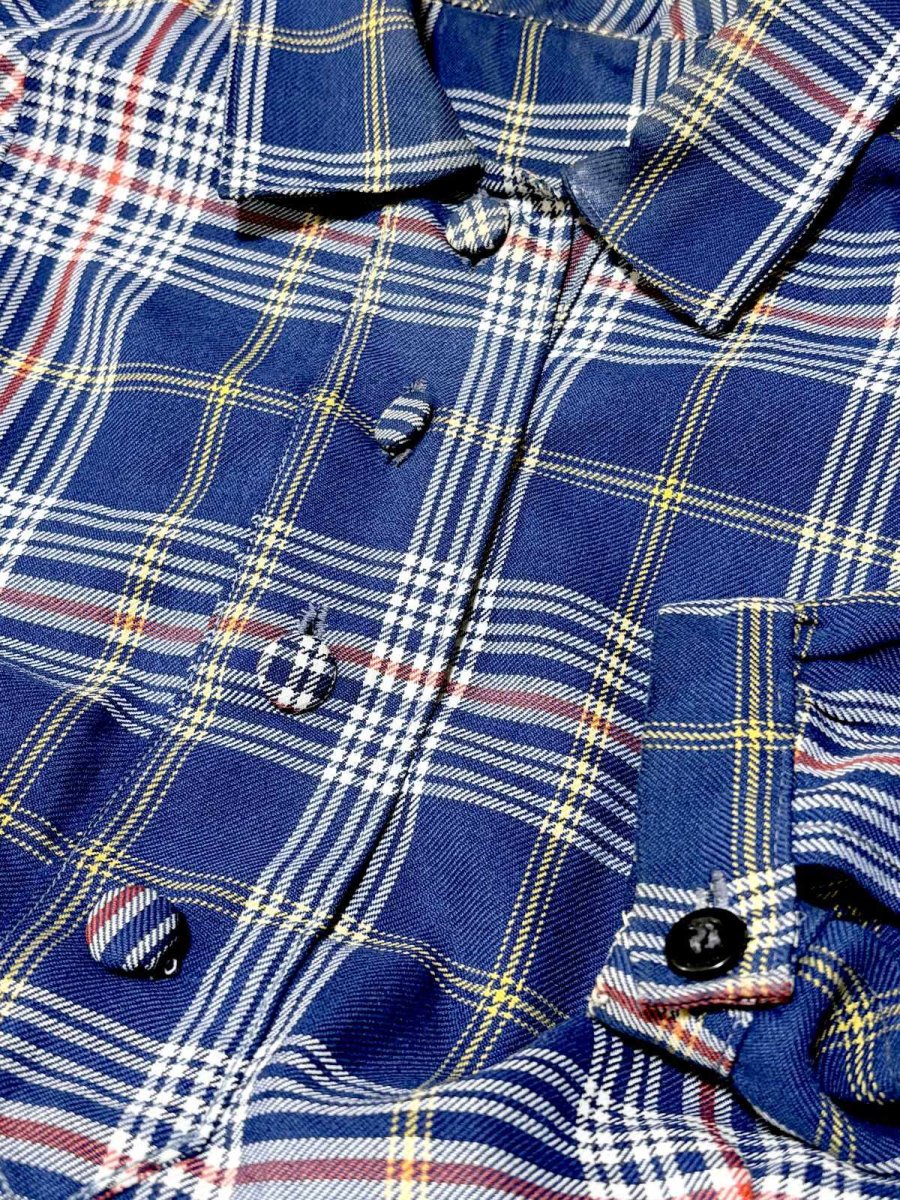 画像9: チェック レトロ USA古着 ヴィンテージワンピース (9)