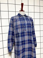 画像3: チェック レトロ USA古着 ヴィンテージワンピース (3)