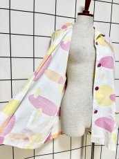 画像8: レトロポップ ホワイト レトロ USA古着 ヴィンテージテーラードジャケット (8)