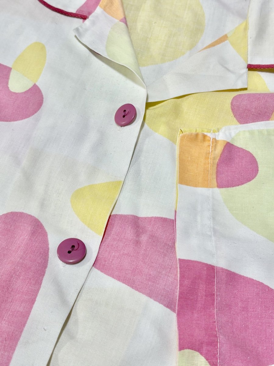 画像9: レトロポップ ホワイト レトロ USA古着 ヴィンテージテーラードジャケット (9)