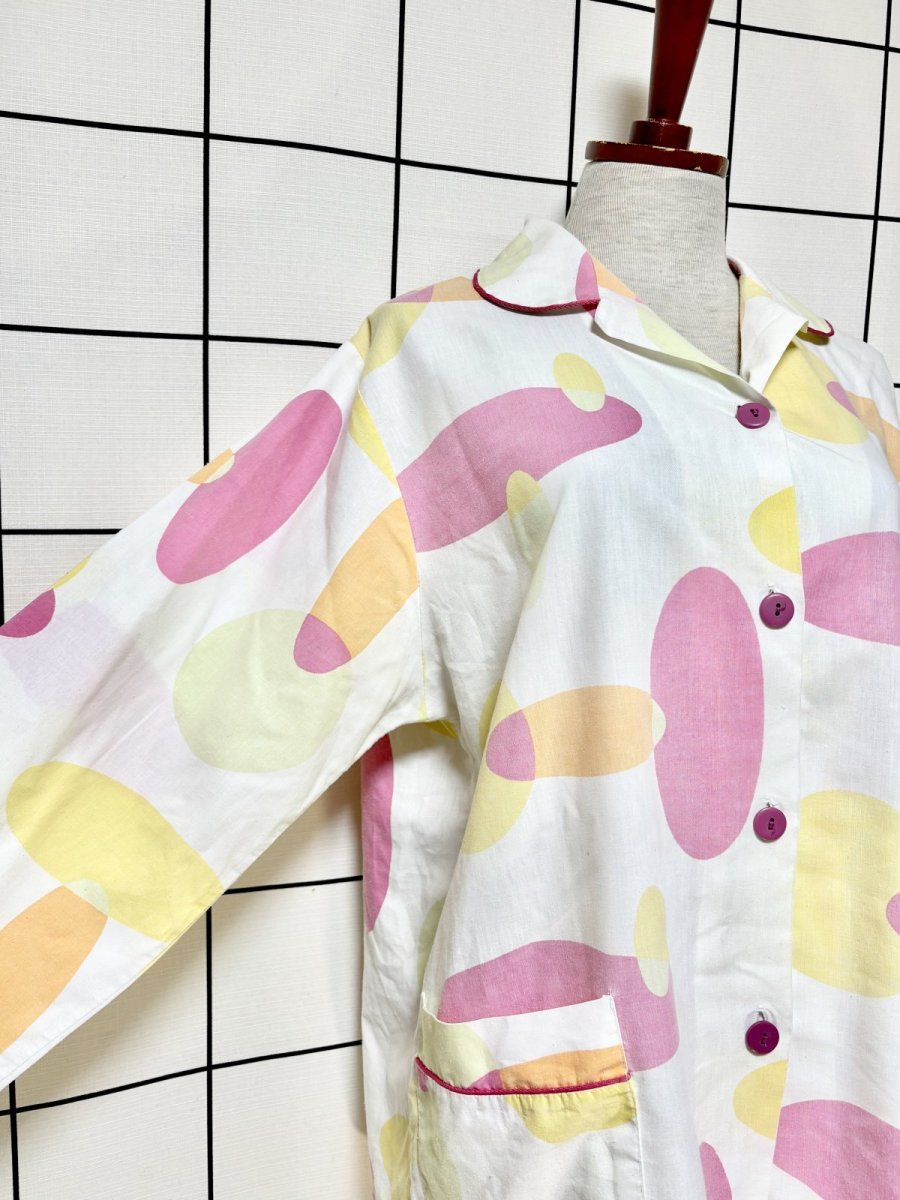 画像6: レトロポップ ホワイト レトロ USA古着 ヴィンテージテーラードジャケット (6)