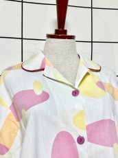 画像5: レトロポップ ホワイト レトロ USA古着 ヴィンテージテーラードジャケット (5)