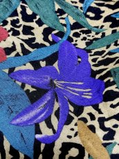 画像9: 花柄 ボタニカル レトロ USA古着 ヴィンテージロングスカート (9)