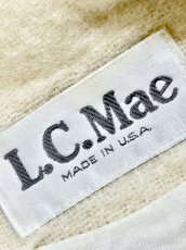 画像11: オフホワイト 無地 モヘア レトロ USA古着 ヴィンテージジャケット (11)