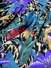 画像7: 花柄 ボタニカル レトロ USA古着 ヴィンテージロングスカート (7)