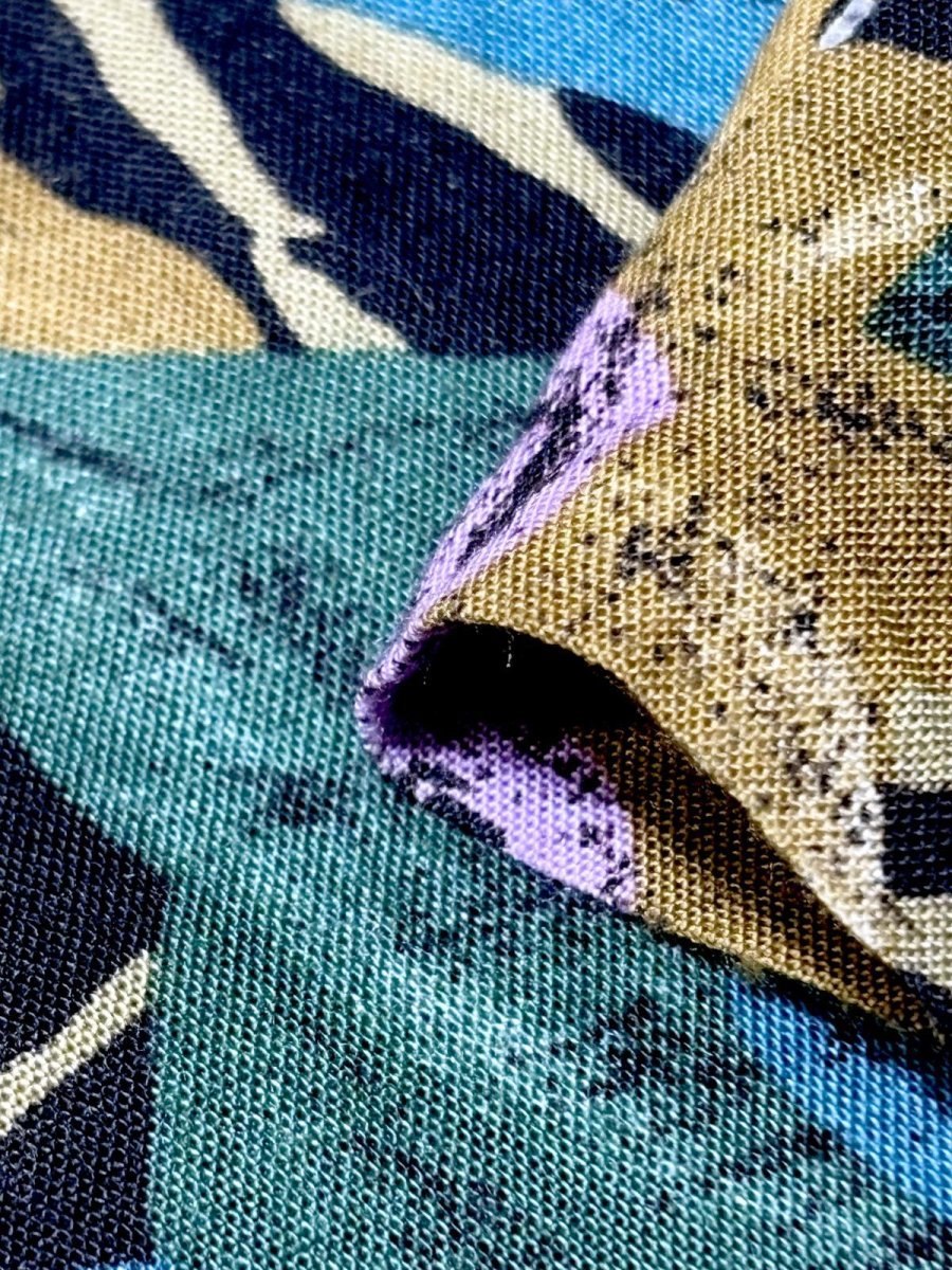 画像11: 花柄 ボタニカル レトロ USA古着 ヴィンテージロングスカート (11)