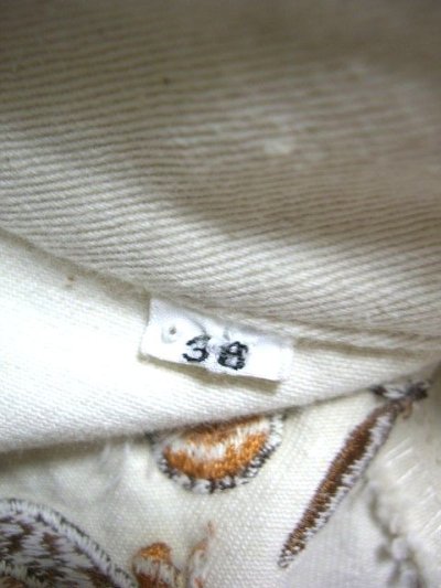 画像3: ☆　ヨーロッパ古着　前!!後ろ!!お花刺繍が素敵!!シルエット綺麗なワークシャツジャケット!!　☆