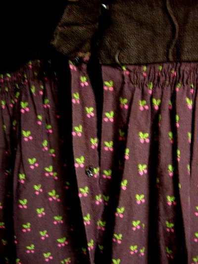 画像3: ガーリーな雰囲気 小さなピンクチェリー柄がキュート ディアンドル チロルワンピース ドイツ民族衣装 舞台 演奏会 フォークダンス オクトーバーフェスト 【1026】