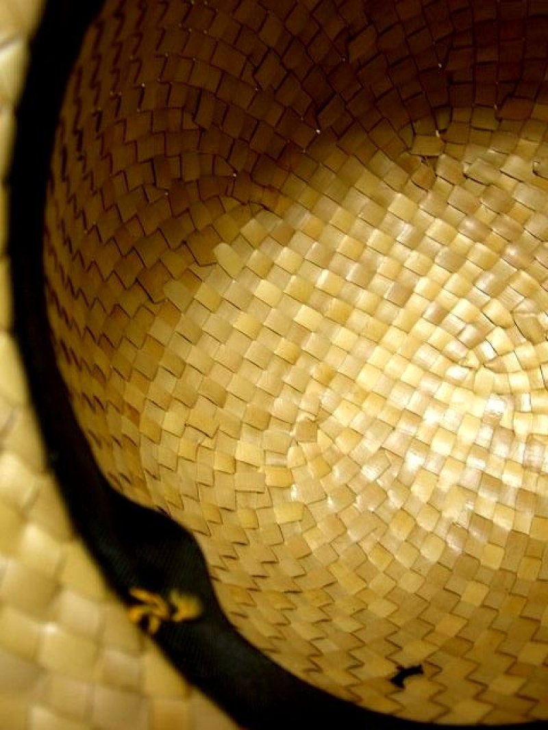 画像3: ☆　70'ｓヴィンテージ　ドット柄がキュート!!レトロstraw hat 　☆