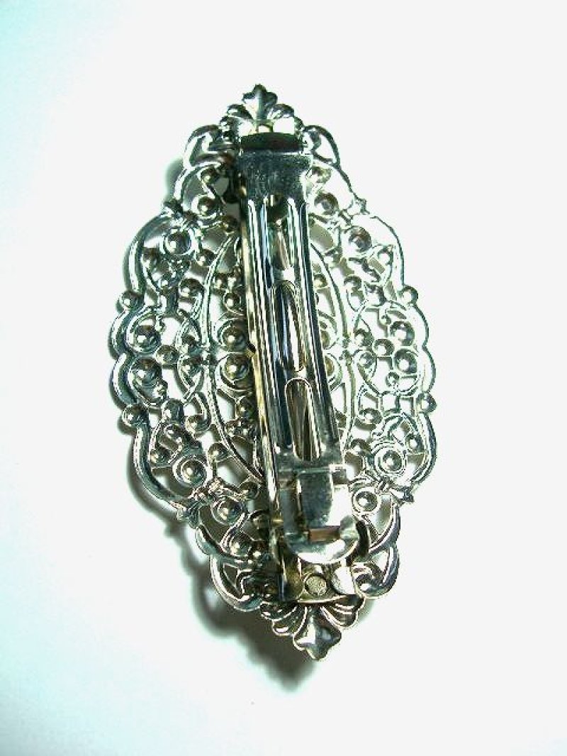 画像2: ☆ レトロアンティーク ヘッドアクセ シルバー デットストック ☆