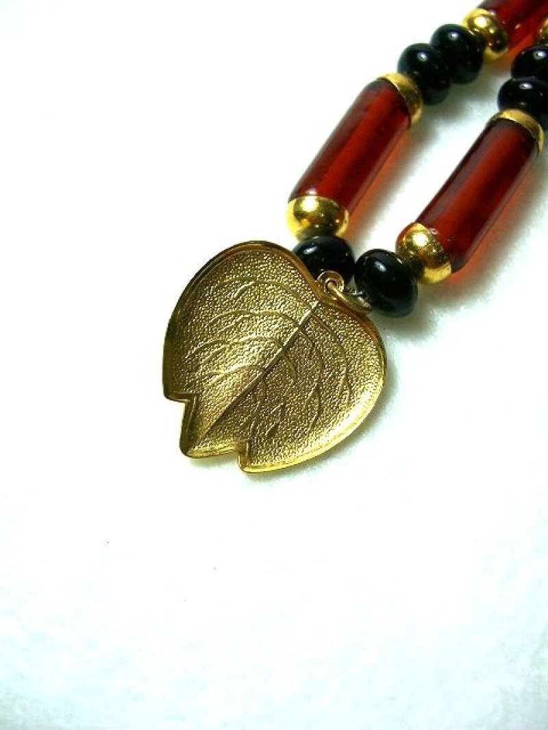 画像3: ☆　レトロモダンリーフネックレス　☆
