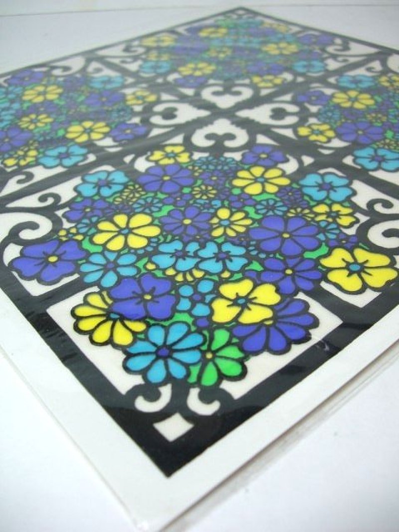 画像3: ☆　フラワーウィンドウディスプレイ　（青）　☆　26ｃｍ×26ｃｍ 