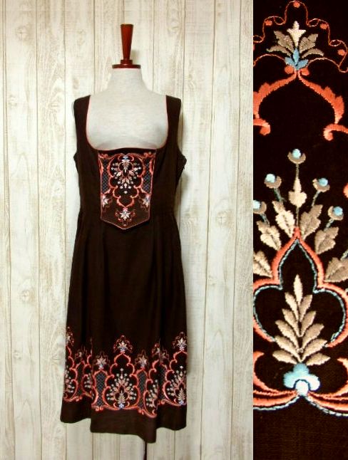 新商品刺繍入りチロルドレス・バック・スカーフ他合計6点UP♪