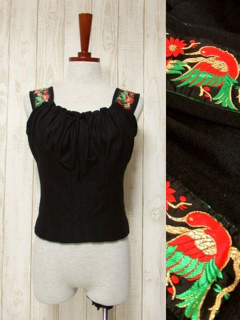 新商品チロルドレス・鳥模様織りTOPS・ベルト合計3点UP