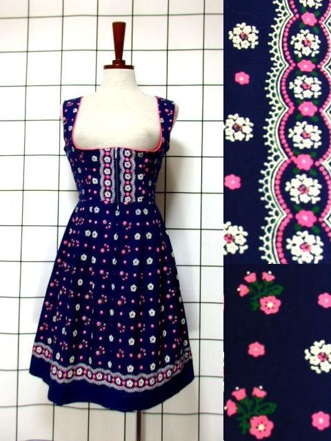 新商品　配色が素敵なチロルワンピースなど　合計3点UP